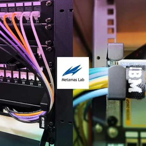 Vista 7 de Paquete de 10 ganchos de anillo en D para administración de cables de rack de servidores, tamaño L - Juego de montaje de gancho organizador