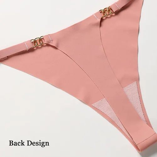 Vista 6 de Banamic Tangas sin costuras para mujer, tanga, ropa interior invisible, bragas para mujer