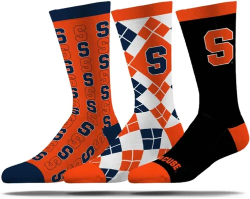 Vista 12 de Strideline Calcetines de vestir NCAA para hombre - The Executive paquete de 3 - Talla única para la mayoría Blue and Orange