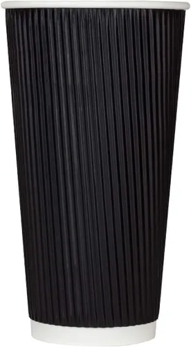 Vista 30 de Karat Taza de papel para café expreso de 4 oz, 1000 unidades, taza desechable para enjuague bucal, para bebidas calientes y frías, blanca (C-K504W)