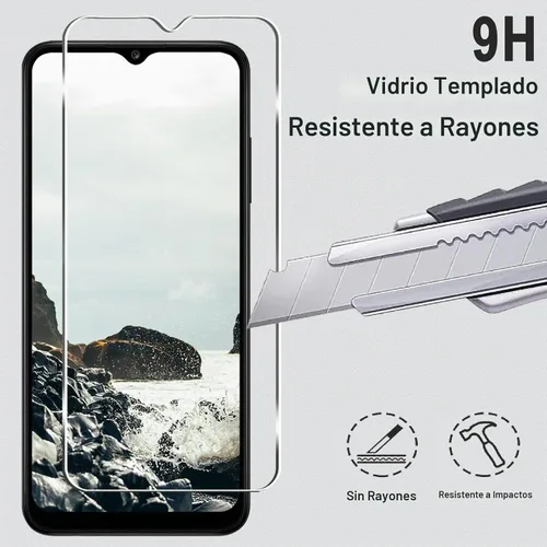 Vista 3 de Paquete de 3+3 protectores de pantalla para Samsung Galaxy A03s + protector