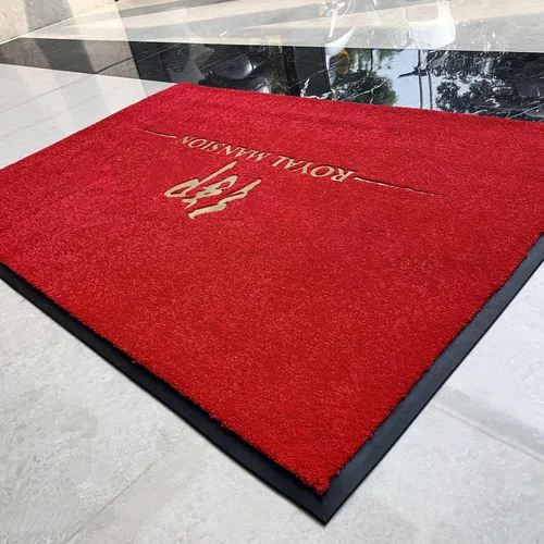 Vista 12 de Tapetes comerciales personalizados con logotipo personalizado, tapete de entrada grande, rascador de zapatos, tapete de entrada antideslizante