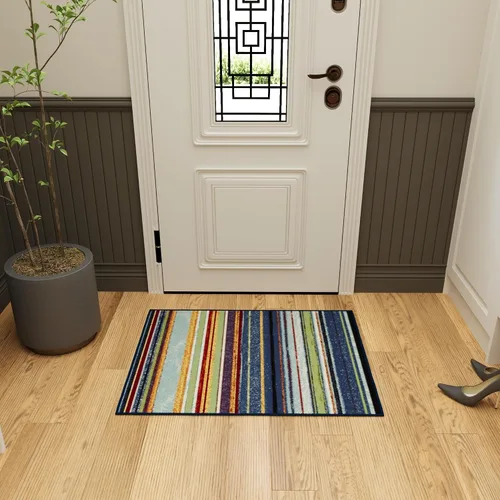 Vista 42 de Ottomanson Alfombras de 5 x 6 pies 6 pulgadas para sala de estar, alfombra de área para dormitorio, antideslizante, duradera y grande para zonas