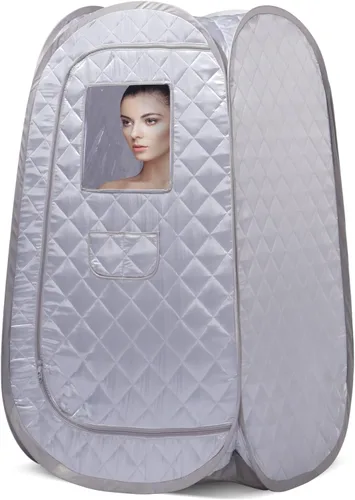 Vista 12 de Smartmak Tienda de Sauna de Vapor Portátil, Sala de Spa Plegable de Cuerpo Completo para Una Persona para Terapia de Desintoxicación Sin Vaporizador
