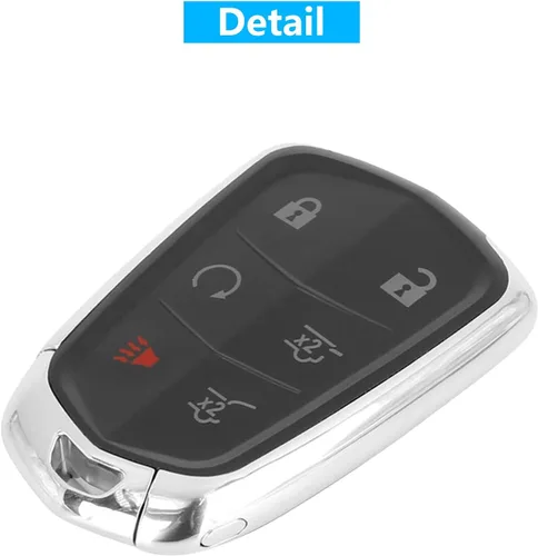 Vista 5 de HYQ2AB - Llavero remoto de entrada sin llave de 315 Mhz con 6 botones para Cadillac Escalade 2015-2019 Reemplazar 13580812 13544036 13510242 13598511