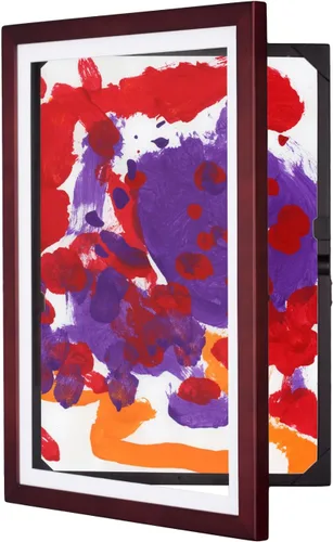 Vista 22 de Dynamic Frames Li'l Davinci Armario de arte, almacena hasta 50 piezas de arte de 8.5 x 11 pulgadas, dimensiones exteriores del marco de madera