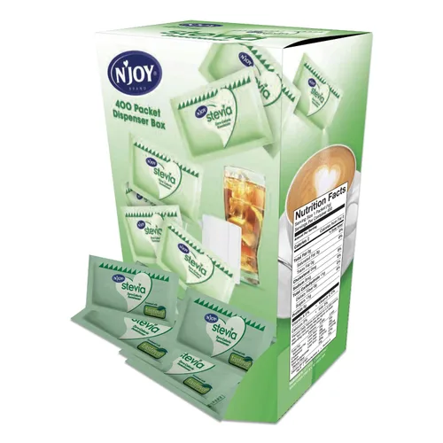 Vista 5 de N'Joy 1625535 N'Joy Stevia Edulcorantes Artificiales 400/Caja (83221)