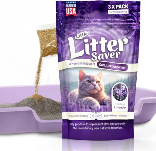 Vista 10 de Little Litter Saver Una nueva generación de desodorante de caja de arena para gatos Fórmula única para liberación lenta Aroma fresco natural