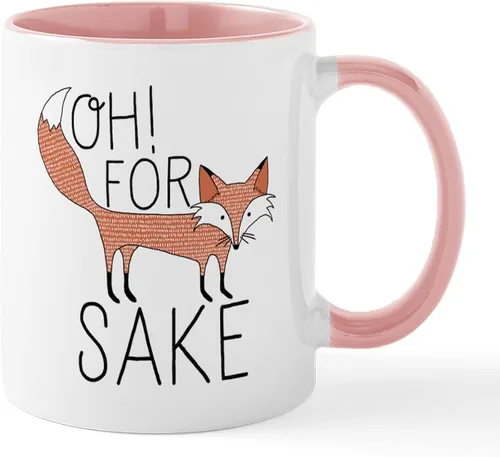 Vista 9 de CafePress Taza de café de cerámica For Fox Sake de 11 oz (11.0 fl oz)