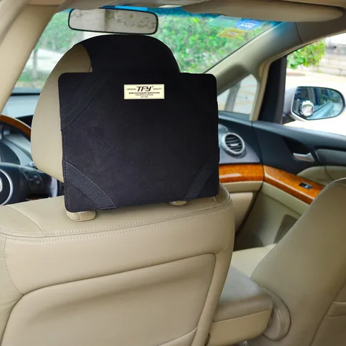 Vista 5 de TFY Soporte para reposacabezas de coche para reproductor de DVD portátil – 2 piezas