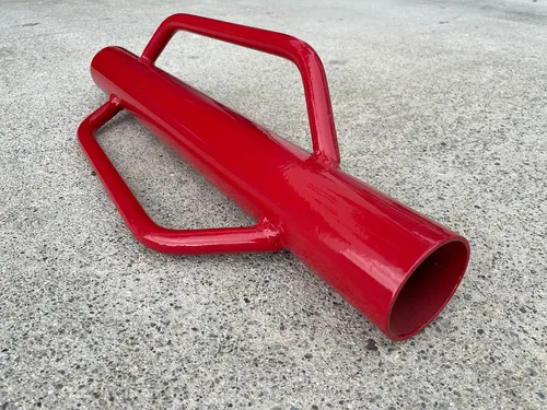 Vista 6 de Sandbaggy Varilla manual de 15.5 libras Rojo Poste T y U Post Driver Pounder 30% más pesado que la competencia Se adapta a postes de hasta