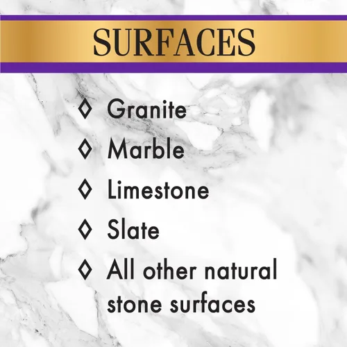 Vista 4 de Stone Care International Granite Clean, Shine & Protect - Limpia pulidores y protege superficies de piedra, granito, cuarzo, mármol, piedra caliza