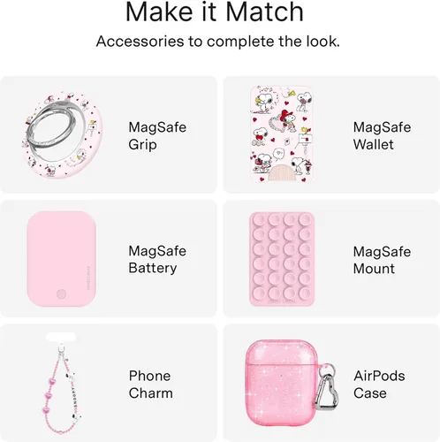 Vista 154 de VELVET CAVIAR Funda para iPhone 15, compatible con MagSafe, probada contra caídas de 10 pies, fundas protectoras de diseño, leopardo color rosa