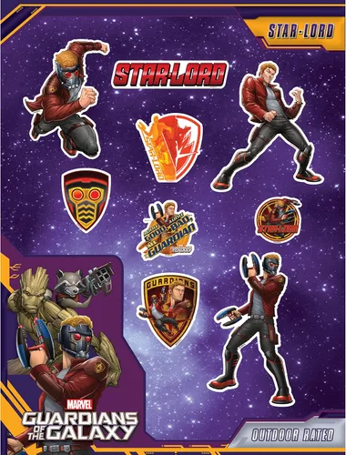 Vista 12 de Marvel Guardianes de la Galaxia Groot Calcomanías – Juego de 3 calcomanías de vinilo para coche, laptop, computadora, monopatín, calcomanías
