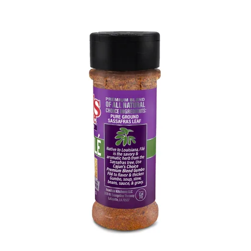 Vista 4 de Cajun's Choice Gumbo Lima – Auténtica especia cajún para Gumbo, Jambalaya y otros platos de Luisiana – Añade espesamiento y sabor aromático