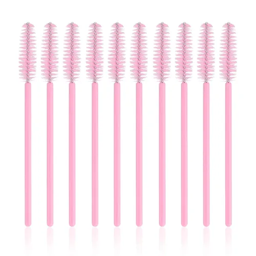 Vista 3 de G2PLUS - 100 cepillos desechables para pestañas, varitas de rímel ajustables Aplicador de maquillaje, carretes de pestañas para extensiones de 100