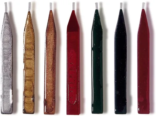 Vista 3 de J. Herbin 32204T - Caja de cera con 5 postes, Púrpura