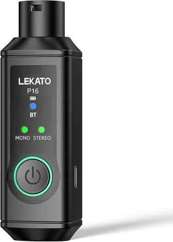 Vista 9 de LEKATO Receptor Bluetooth XLR, BT 5.3, 48 kHz/24 bits, adaptador Bluetooth inalámbrico para mesa de consola mezcladora, mezcladores de audio