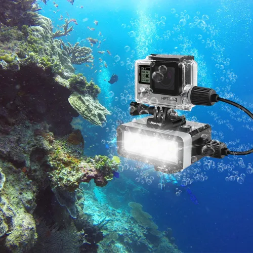 Vista 4 de Suptig Funda impermeable para GoPro Hero 4 Hero 3+ Hero 3 Cámara de acción para carga subacuática impermeable 131 pies (131.2 ft)