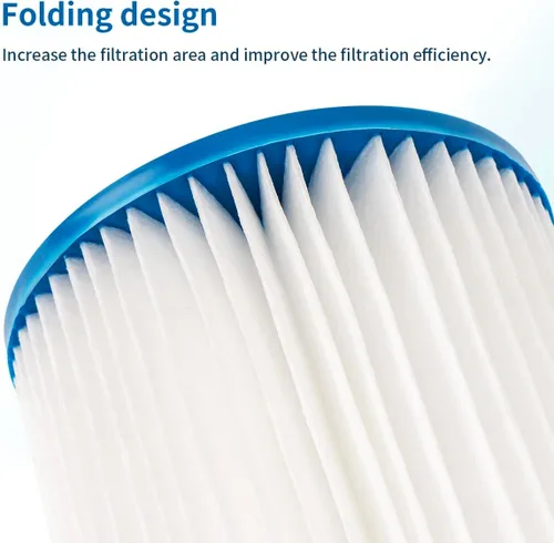 Vista 4 de Cartucho de filtro de piscina para bomba de filtro tipo II 58094 para piscinas sobre el suelo, filtro de jacuzzis compatible con bomba de filtro