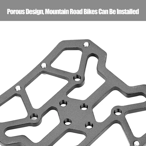 Vista 4 de 1 par adaptador de pedal de bicicleta, aleación de aluminio bicicleta Clipless Clip-in plataforma Pedal Adaptadores