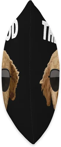 Vista 2 de Labradoodle Gift Golden Doodle Accessories & Stuff Cool Design - Almohada Goldendoodle para hombres y mujeres, 16 x 16 pulgadas, multicolor