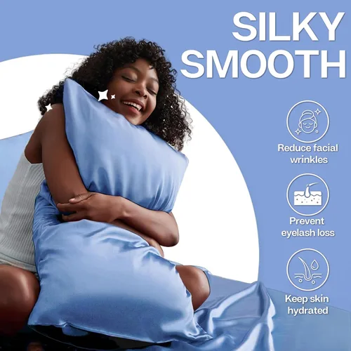 Vista 77 de MR&HM - Funda de almohada de satén