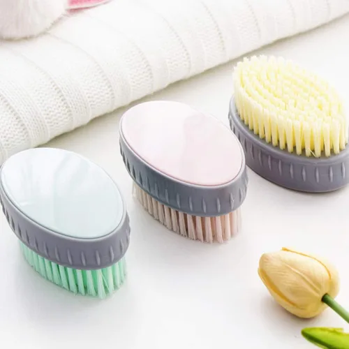 Vista 6 de ONDIAN CHUNCIN - 3pcs Soft Cleaning Brushes Clothes Cleaner Scrubber Brush Shoes Multi Functional Bathroom Kitchen Washing Tools