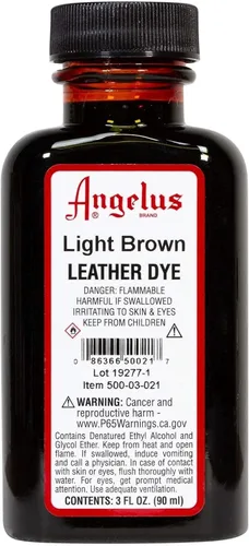 Vista 15 de Angelus Tinte para cuero, 3 onzas, bronceado militar