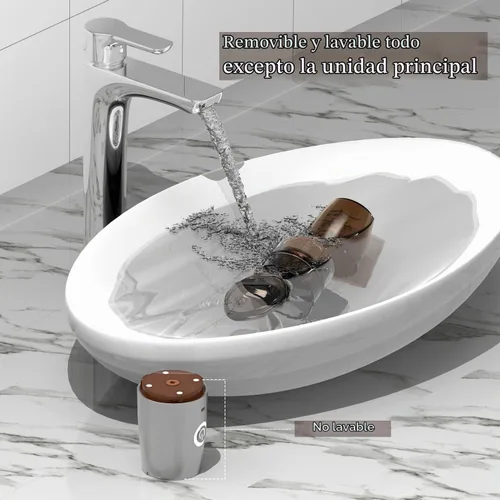 Vista 6 de Mulli Molinillo de café portátil, molinillo eléctrico para café, molinillo de rebabas ajustable con 5 ajustes precisos de molienda para goteo