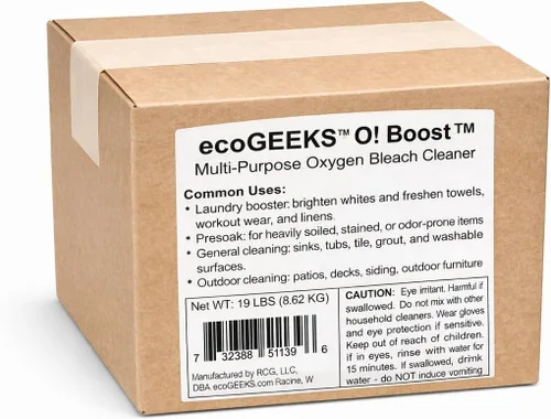 Vista 7 de ecoGEEKS O! Boost (OXY-Boost) Limpiador de blanqueador de oxígeno multiusos 19 libras