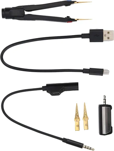 Vista 2 de Eujgoov Mini pinzas digitales inteligentes DT71 que emiten una variedad de señales de forma de onda para varios escenarios de uso