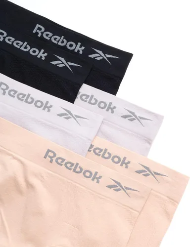 Vista 3 de Reebok Womens Briefs - 6 Pack Performance High Waisted Seamless Underwear for Women (Sizes S-XL, Extended Plus Size 1X-3X)