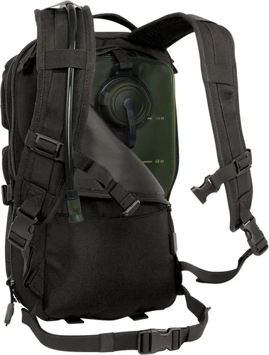 Vista 4 de SOG Opcon Hydration Day Pack con depósito de 2 litros, almacenamiento de 18.2 litros, color negro