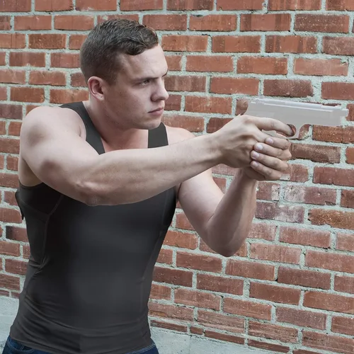 Vista 4 de ConcealmentClothes Camiseta sin mangas de compresión para hombre