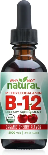 Vista 5 de Why Not Natural Gotas orgánicas de vitamina B12 y vitamina A líquida