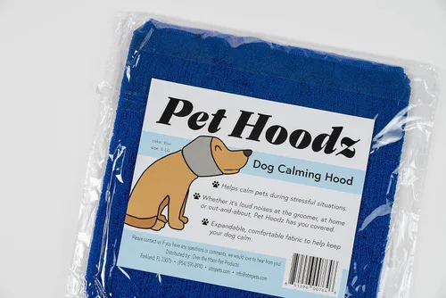 Vista 7 de Capucha para mascotas para perros, ansiedad, aseo, orejeras, protección para oídos de perro, capucha relajante, compresión de oídos, sudadera