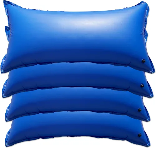 Vista 5 de Robelle Deluxe Almohada de aire ecualizadora de hielo, Paquete de 4, Azul