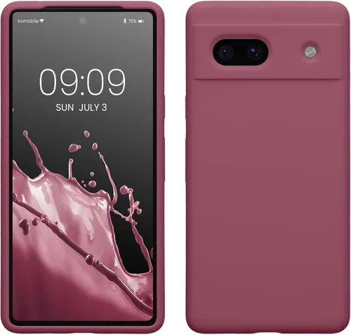 Vista 340 de kwmobile Funda Compatible con Google Pixel 6 Pro - Funda de Teléfono de Silicona TPU con Acabado Suave - Azul Caribe