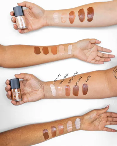 Vista 2 de Gabriel Cosmetics Base líquida hidratante (almendra), 1 fl oz, natural, sin parabenos, vegano, sin gluten, sin crueldad, sin OMG, impregnado