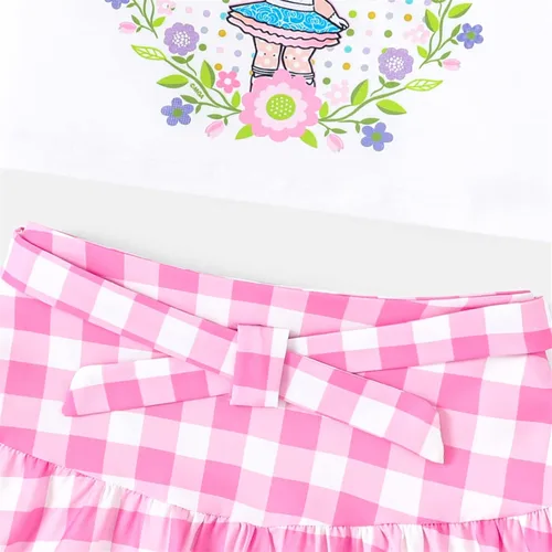 Vista 5 de L.O.L. Surprise! Toddler Girls Clothes Outfits Girls Skirt Set 2PCs 2Y-10Years