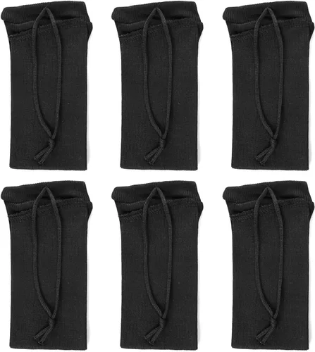 Vista 4 de GUGULUZA Calcetines extra gruesos para pistolas, calcetín de pistola para pistola, paquete de 4/5/6 fundas de pistola tratadas de silicona de punto