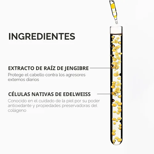Vista 4 de Kerastase Genesis Thermique Primer para Secado con Secador, Protector Térmico para Cabello Débil o Dañado, Anti-Rotura, Desenreda e Hidrata sin