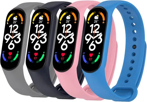 Vista 7 de LeongLzt Correa de repuesto para Xiaomi Mi Band 7/6/5 Mi Band 7, correas para Xiaomi 7/6/5 Band para mujeres y hombres