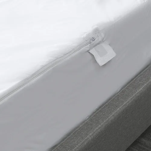 Vista 7 de Allergy Relief Protector de colchón con cremallera, tamaño individual, impermeable, para equilibrar la temperatura, a prueba de mordeduras, lavable