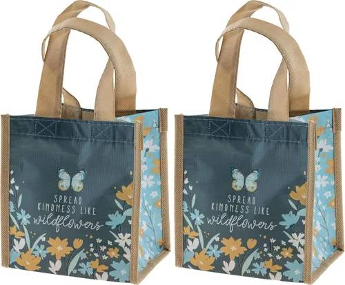 Vista 7 de Karma Bolsas de regalo reutilizables – Bolsa de mano y bolsa de regalo con asas – Perfecto para regalos de cumpleaños y bolsas de fiesta RPET 1 Bee
