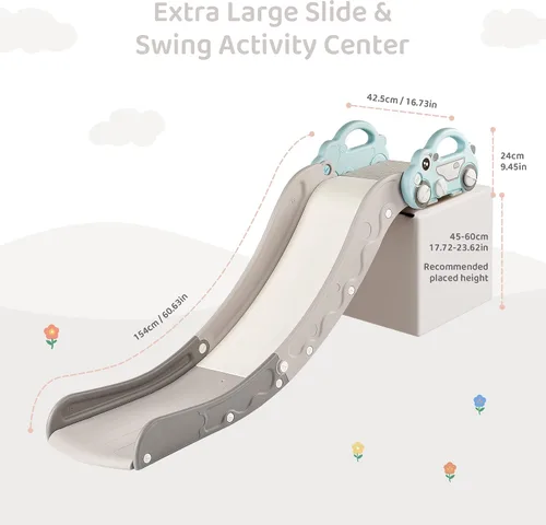 Vista 4 de Sofá deslizante interior para bebés y niños pequeños de Duke Baby, para niños de 1 a 3 años, accesorio adicional de sofá deslizante para cama Nugget