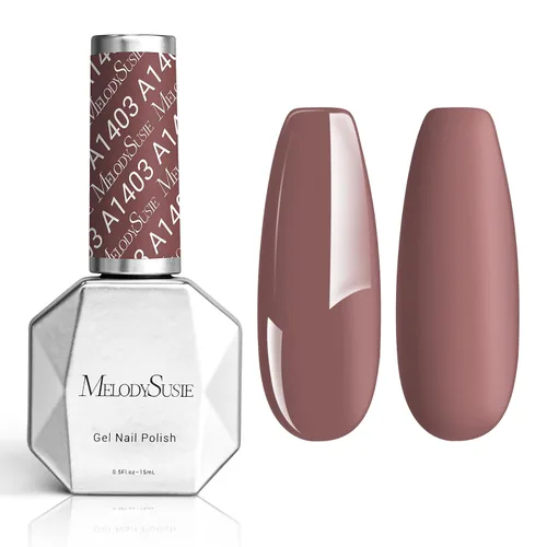 Vista 54 de MelodySusie - Esmalte de uñas en gel con brillo perla rosa brillante, 0.5 fl oz, efecto hilo, con acabado de concha rosa brillante, UV LED