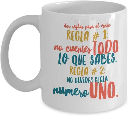 Vista 4 de Taza Cafe Exito Vaso, taza de café divertidas, tazas personalizadas, taza de café inspiradoras, taza con mensajes positivos., 11onza