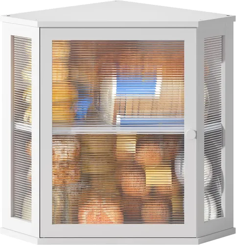 Vista 12 de Caja de pan de esquina BMOSU para encimera de cocina de doble capa de bambú contenedor de pan de madera de gran capacidad (negro, mediano)